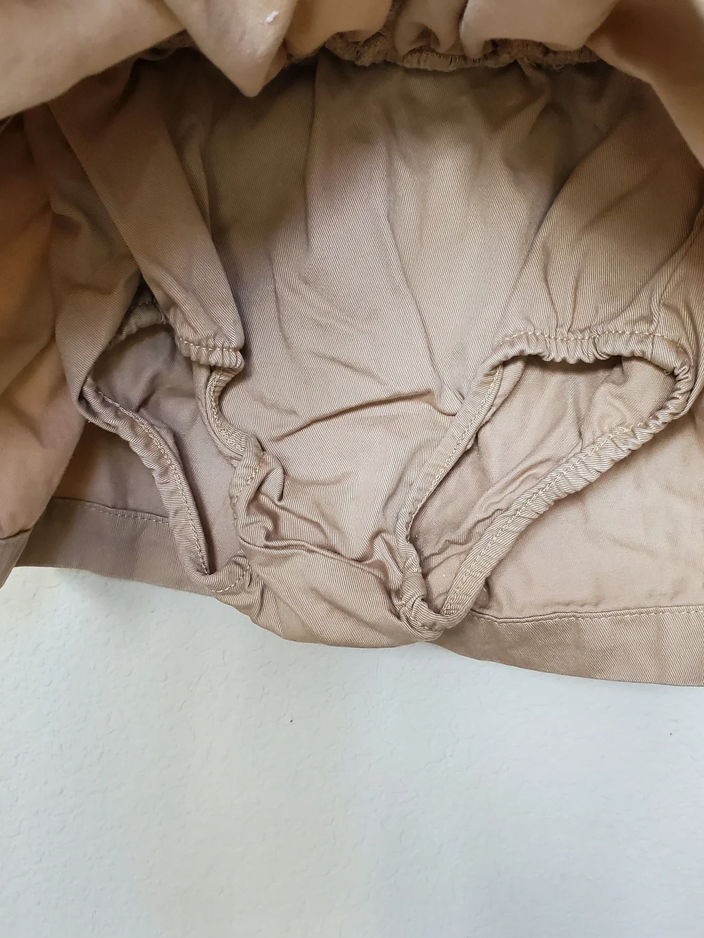Ralph Lauren Girls' Tan Cotton Skort. Size 24 Mth